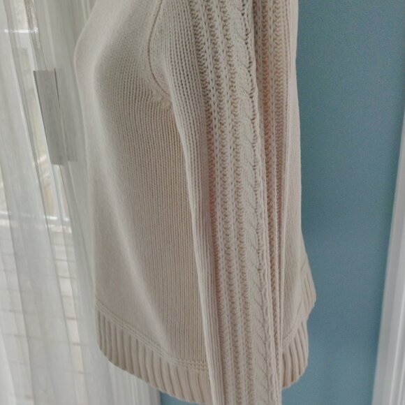 ROOTS Cableknit Sweater Wool Cashmere, XS - Picture 4 of 10